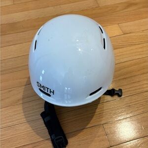 Smith White Helmet, kids Y/XS